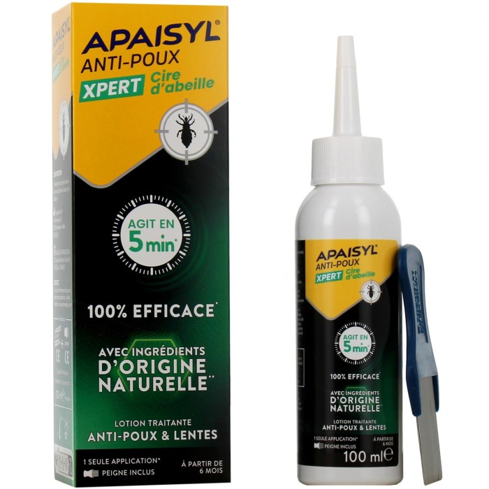 Apaisyl Anti-Poux Xpert Cire d'Abeille Flacon de 100 ml
