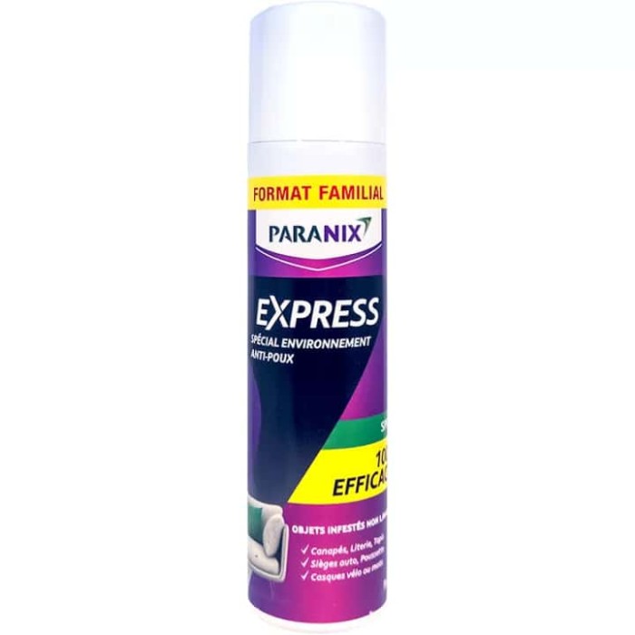PARANIX Express anti poux  Spray de 225 ml spécial environnement