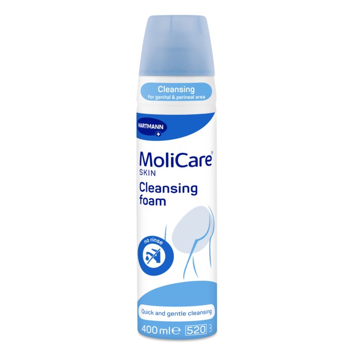 MoliCare SKIN Mousse nettoyante Flacon de 400 ml