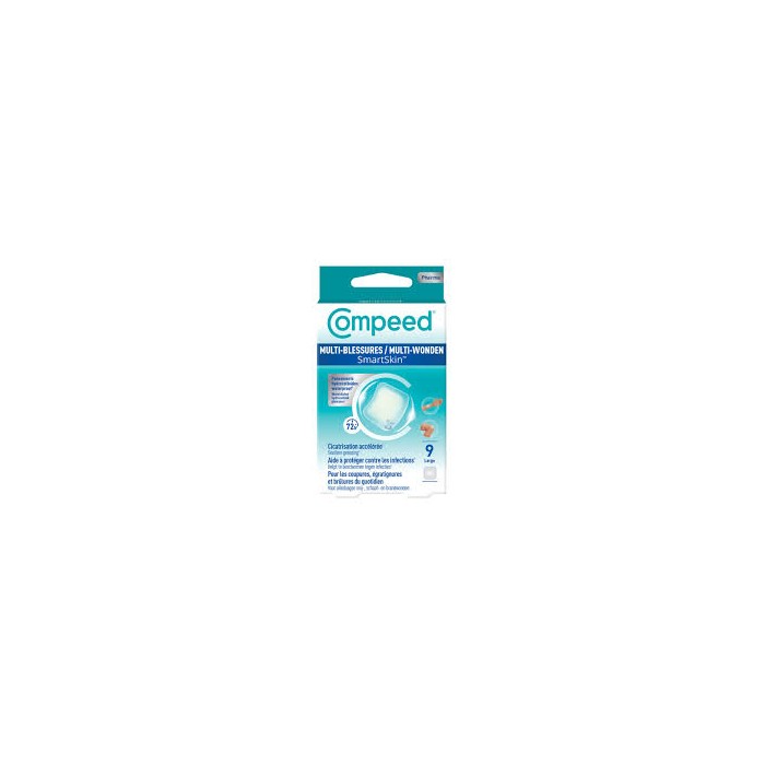 COMPEED SMARTSKIN Pansement Multi-blessures Large Boite de 9