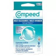 COMPEED SMARTSKIN Pansement Multi-blessures MOYEN Boite de 9
