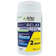 Arkorelax Sommeil 1.9 mg de mélatonine Boite de 60 gélules