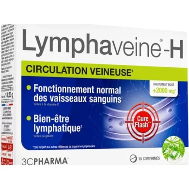Lymphaveine H Boite de 15 comprimés