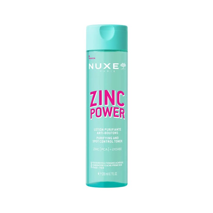 NUXE ZINC POWER Lotion Purifiante Anti-Boutons Flacon de 200 ml