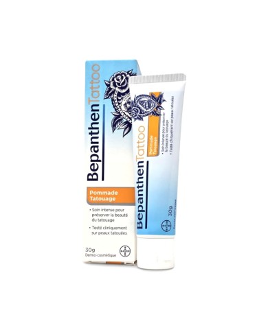 Bepanthen Tattoo Pommade de Soin Tube de 30 grammes