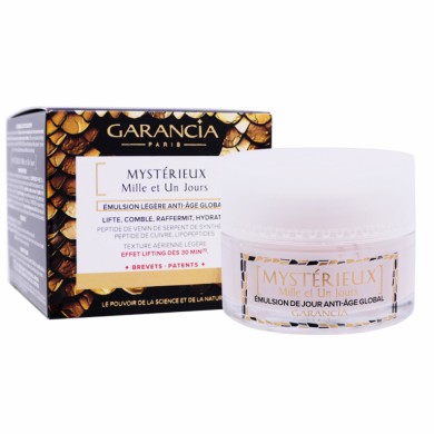 GARANCIA Mystérieux mille et un jour Emulsion légère anti-âge global Pot de 30 ml