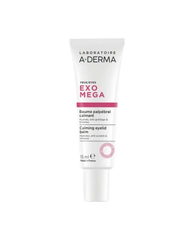 ADERMA EXOMEGA  Baume palpébral calmant Tube de 15 ml