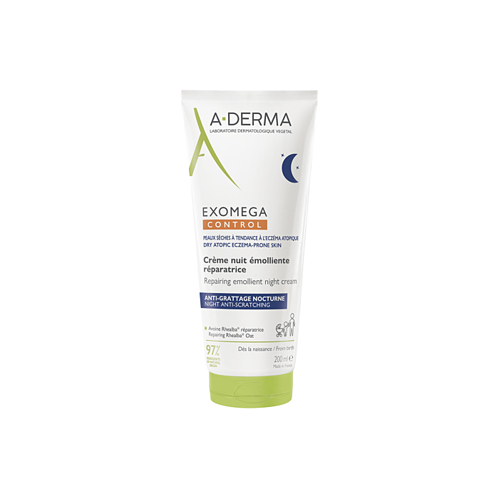 ADERMA EXOMEGA  Crème nuit émolliente réparatrice Tube de 200 ml