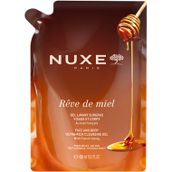 NUXE Rêve de miel Gel lavant surgras Recharge de 400 ml