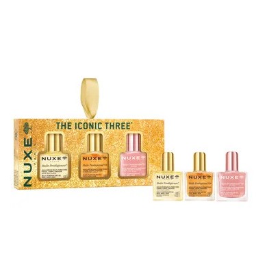 Nuxe COFFRET - Les Trois Iconiques - Huile Prodigieuse 10ml + Huile Prodigieuse Or 10ml + Huile Prodigieuse Or Florale 10ml