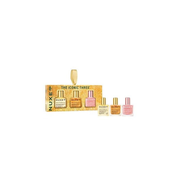 Nuxe COFFRET - Les Trois Iconiques - Huile Prodigieuse 10ml + Huile Prodigieuse Or 10ml + Huile Prodigieuse Or Florale 10ml