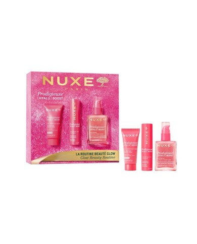 NUXE Coffret Noël Prodigieuse [HYALU] BOOST La Routine Beauté Glow