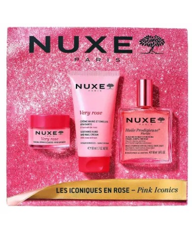 NUXE Coffret Noël Les Iconiques en Rose