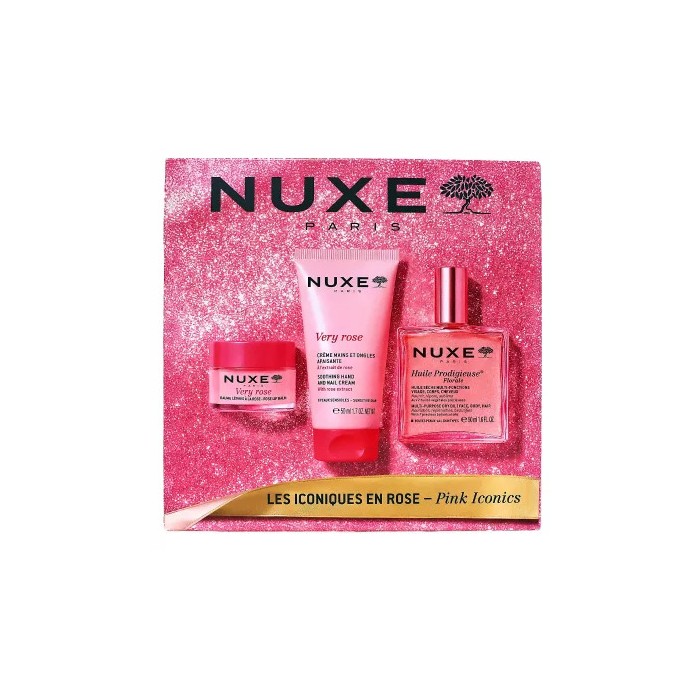 NUXE Coffret Noël Les Iconiques en Rose