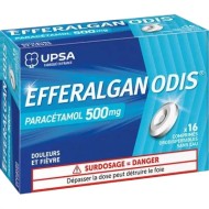 Efferalgan 500 mg Boite de 16 comprimés orodispersibles