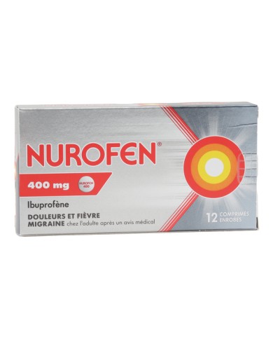 NUROFEN 400mg Comprimés enrobés Plaquette de 12