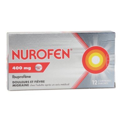 NUROFEN 400mg Comprimés enrobés Plaquette de 12