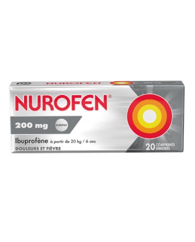 NUROFEN 200mg Comprimés enrobés Boite de 20