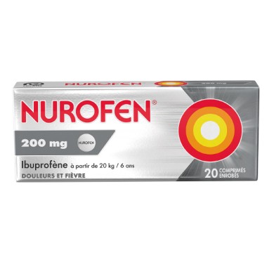 NUROFEN 200mg Comprimés enrobés Boite de 20