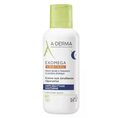 ADERMA EXOMEGA Control Crème nuit émolliente réparatrice Flacon de 400 ml