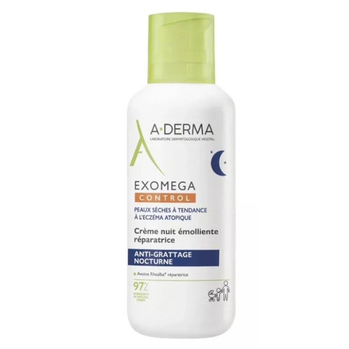 ADERMA EXOMEGA Control Crème nuit émolliente réparatrice Flacon de 400 ml