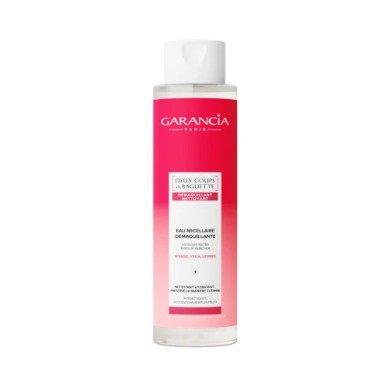 Garancia DEUX COUPS DE BAGUETTE - Eau Micellaire Démaquillante - Visage, Yeux et Lèvres  Flacon de 200ml