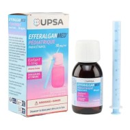 EFFERALGANMED Pediatrique 3-32 kilos arome fraise Flacon de 90 ml soit 180 doses