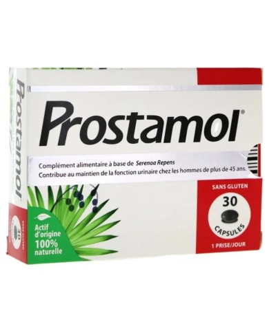 PROSTAMOL Complément alimentaire pour hommes Boite de 30 capsules molles