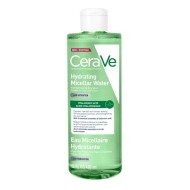 CeraVe Eau Micellaire Hydratante  - Nettoie, démaquille et hydrate 24h sans rinçage Flacon de 400 ml