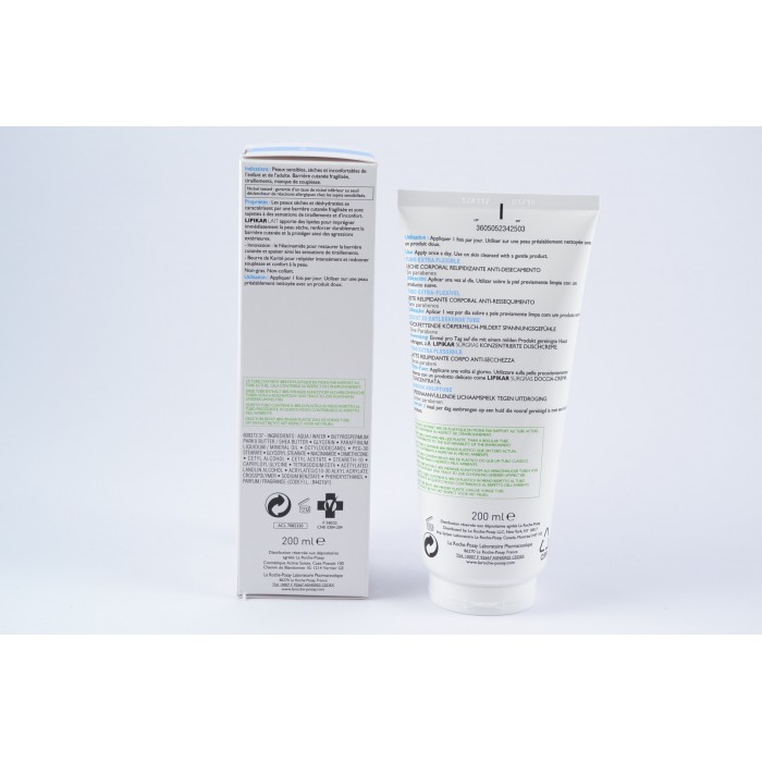 LA ROCHE POSAY LIPIKAR Lait pour le corps Tube de 200ml