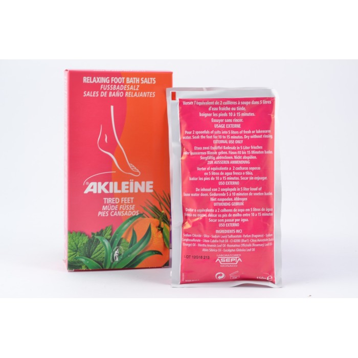 AKILEINE SOINS ROUGES Sels de bain délassants 2/150g