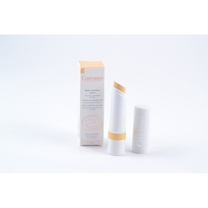 AVENE COUVRANCE Stick correcteur atténue les imperfections bleutées couleur jaune