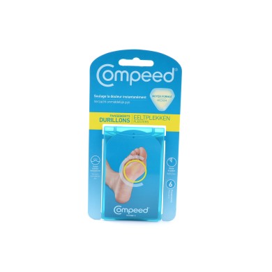 COMPEED SOIN PIED Pansement durillons Boite de 6 COMPEED SOIN PIED Pansement durillons Boite de 6