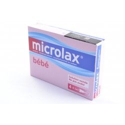 MICROLAX BEBE Solution rectale 4 Récipients-unidoses de 3ml