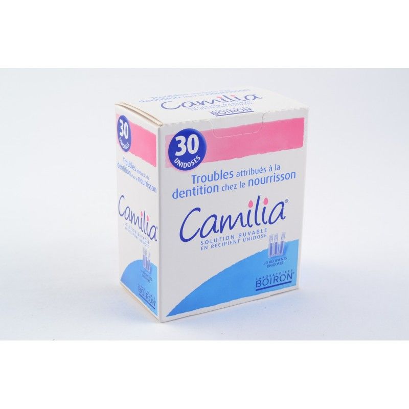 Boiron Camilia Boiron Troubles Attribues A La Dentition Du Nourrisson Boite De 30 Unidoses De 1ml
