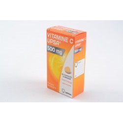 VIT C UPSA 500mg Comprimés à croquer goût orange 2 Tubes de 15