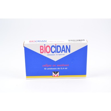 BIOCIDAN 0,025% Collyre 10 Unidoses