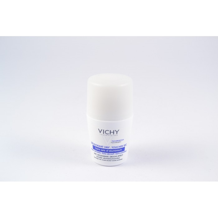 VICHY Déodorant 24H toucher sec Peaux réactives Bille de 50ml
