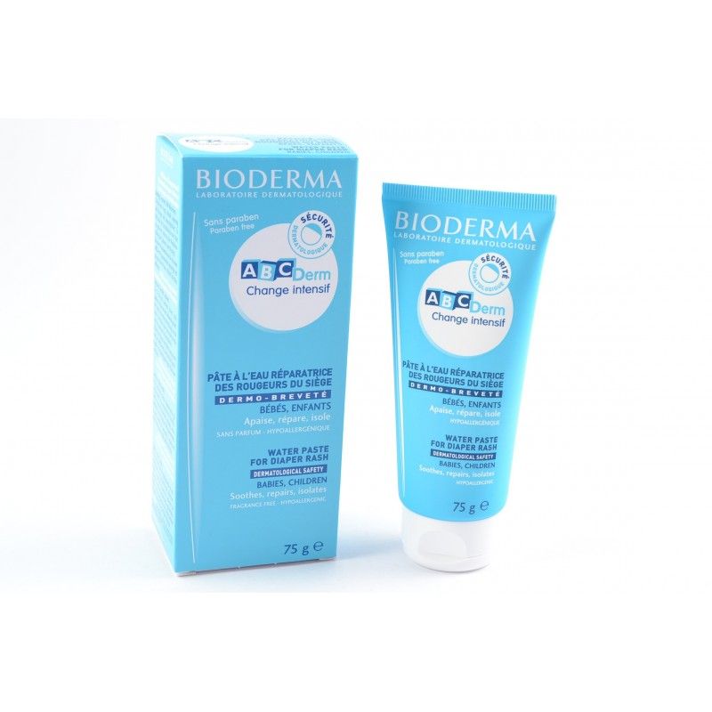 Bioderma Abcderm Change Intensif Pate A L Eau Tube De 75g Hauteur Long Taille Extra Large Xl Couleur Carbone