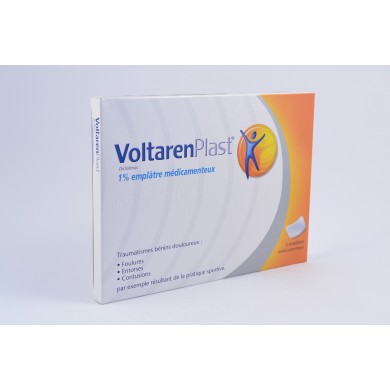 VOLTARENPLAST 1% Emplatre Sachets Boite de 5