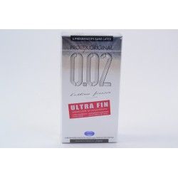 PROTEX ORIGINAL 0.02 Préservatifs avec réservoir sans latex Boite de 6