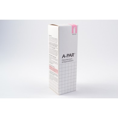 APAR Solution désinfectante anti-parasitaire Aérosol de 200ml APAR Solution désinfectante anti-parasitaire Aérosol de 200ml