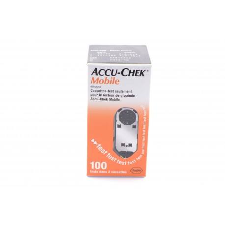 ACCU CHEK Mobile Cassette 2 Boites de 50 tests