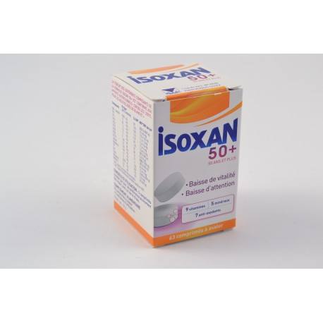 ISOXAN 50+ Comprimés Boîte de 20.