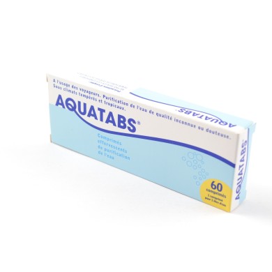 AQUATABS 1cp/litre Comprimés effervescents B/60 AQUATABS 1cp/litre Comprimés effervescents B/60