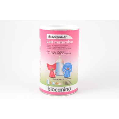 BIOCANINA Lait maternisé Chiots,chatons, rongeurs... boite de 400 g