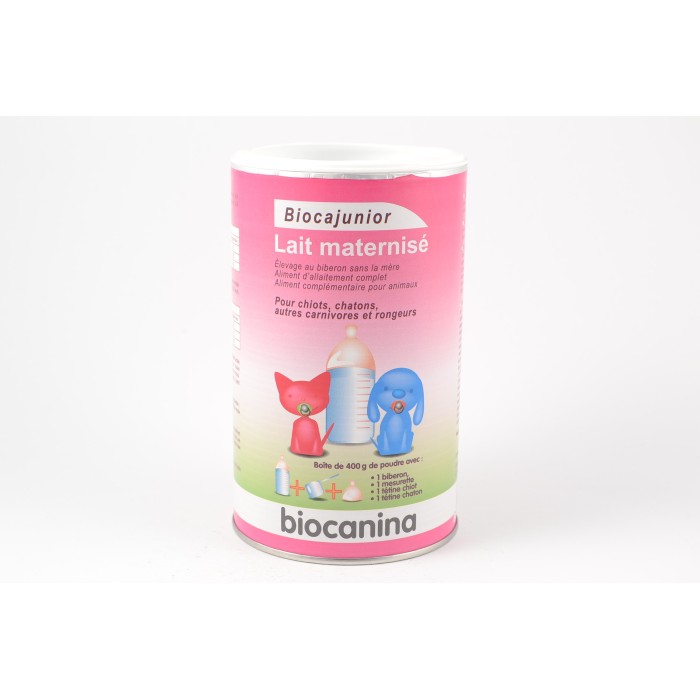 BIOCANINA Lait maternisé Chiots,chatons, rongeurs... boite de 400 g