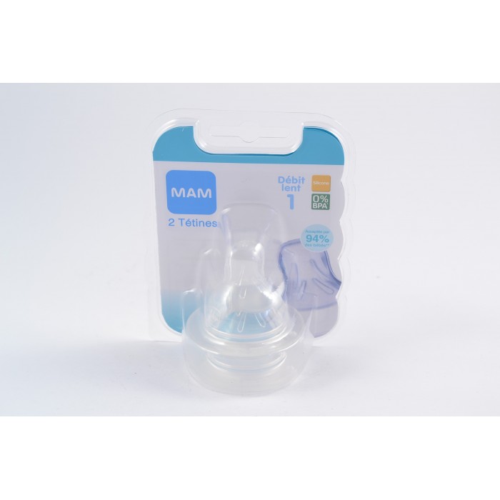 MAM Tétine débit lent n°1 silicone