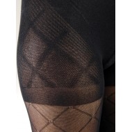 SIGVARIS INTRIGUE Bas auto-fixant motif résille et plumetis