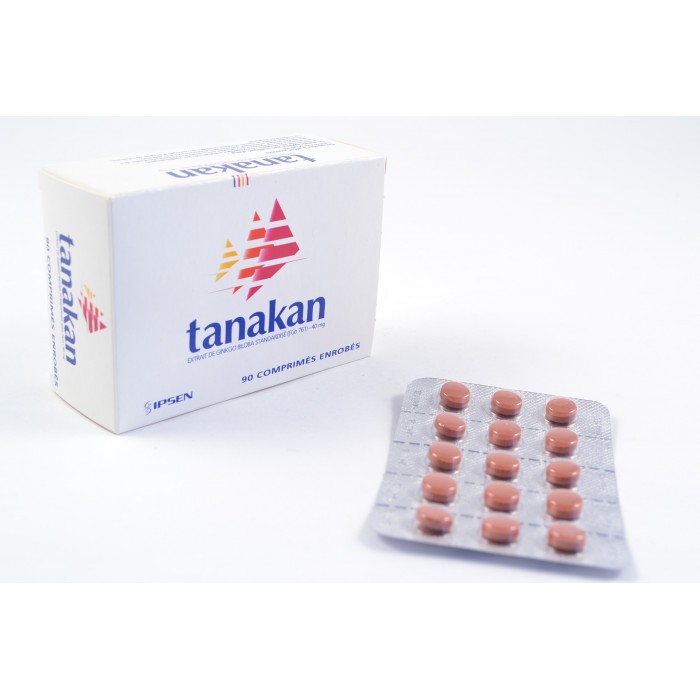 TANAKAN (Extrait de Gingko Biloba) Boite de 90 comprimés